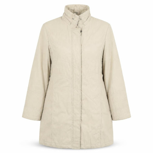 Womens UK Size S Klass Beige Quilted Coat