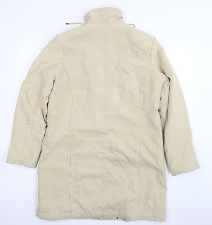 Womens UK Size S Klass Beige Quilted Coat