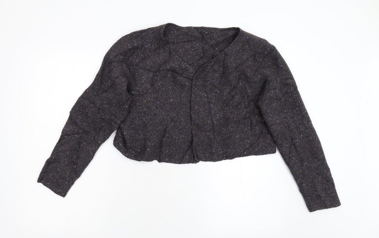 Preworn Womens Gold  Knit Cardigan Jumper Size M