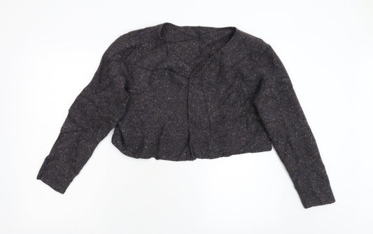 Preworn Womens Gold  Knit Cardigan Jumper Size M