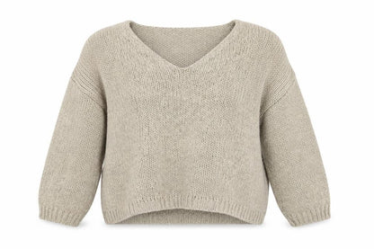 Preworn Womens Gold  Knit Pullover Jumper Size L