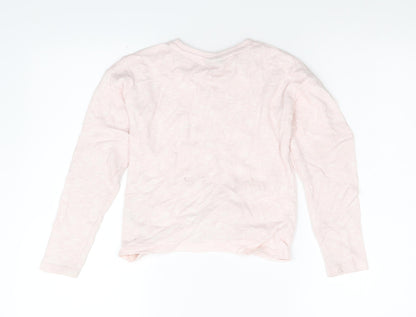 I Love Girlswear Girls Pink  Knit Pullover Jumper Size 9 Years