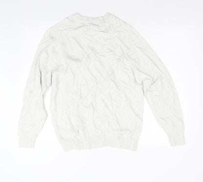Mens UK Size M H&M Grey Pullover Sweatshirt