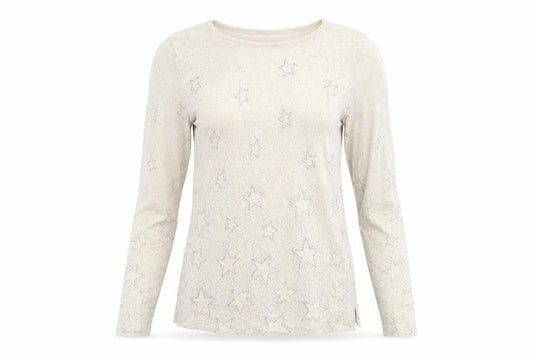 Monsoon Womens Beige Geometric Knit Pullover Jumper Size S