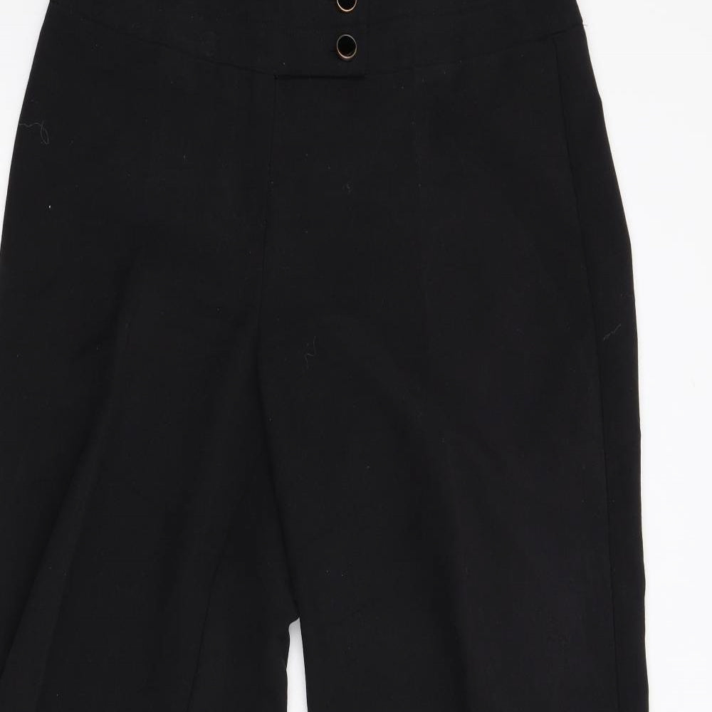 Matalan Womens Black   Trousers  Size 14 L30 in