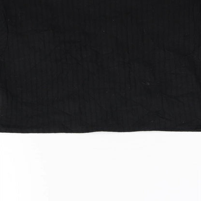 Nastygal Womens Black   Cropped T-Shirt Size 10