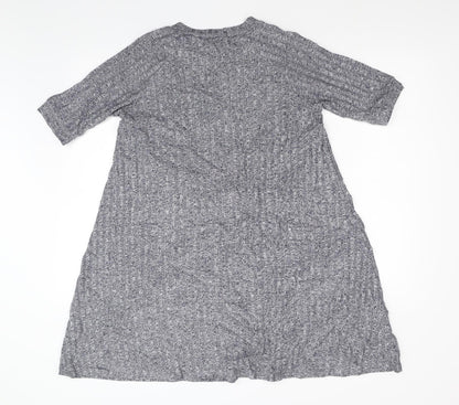 Sfera Womens Blue  Knit Jumper Dress  Size M
