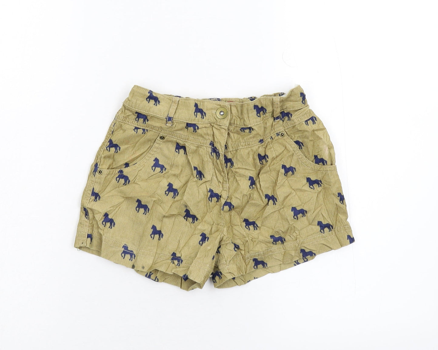 TU Girls Brown   Bermuda Shorts Size 9 Years - Ponies