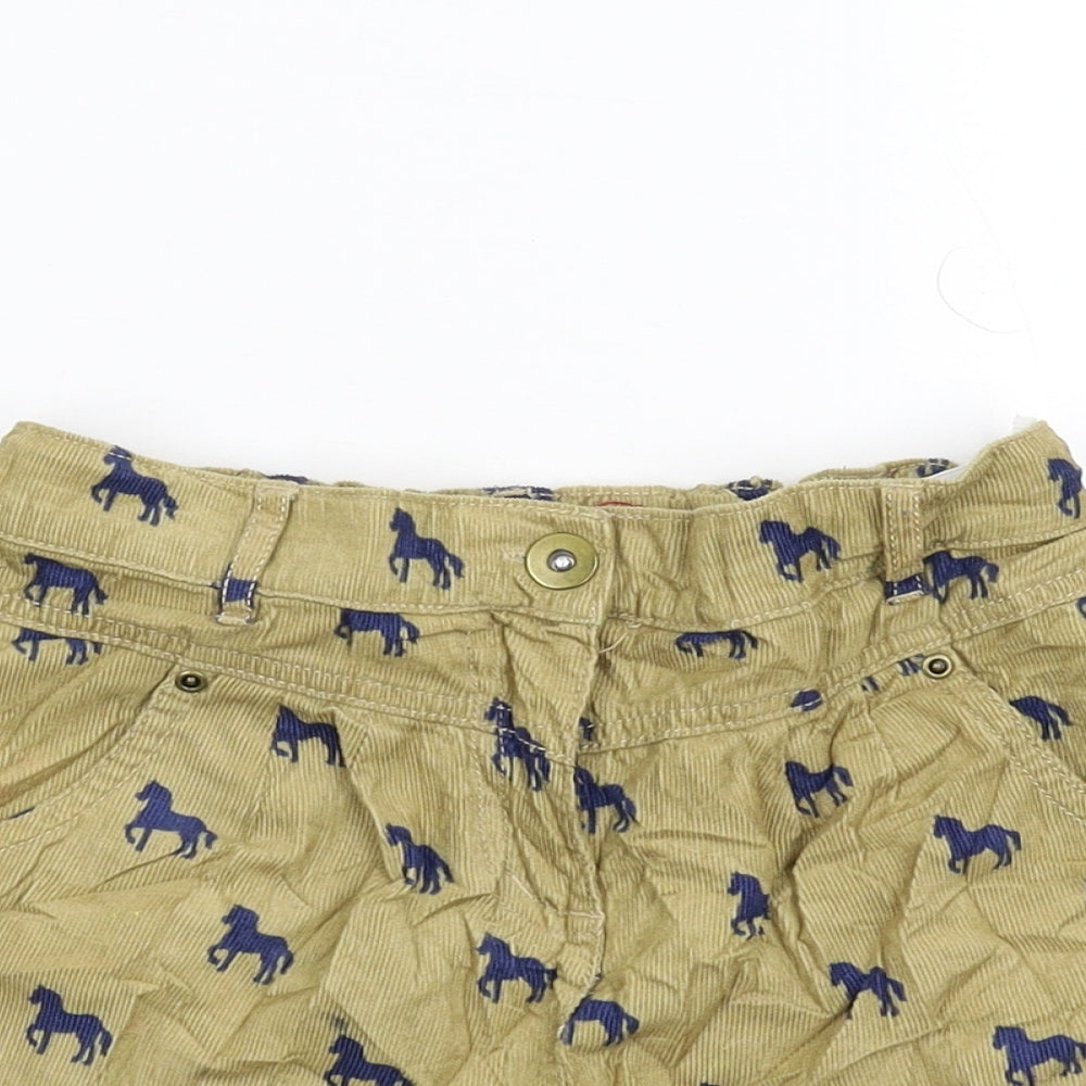 TU Girls Brown   Bermuda Shorts Size 9 Years - Ponies