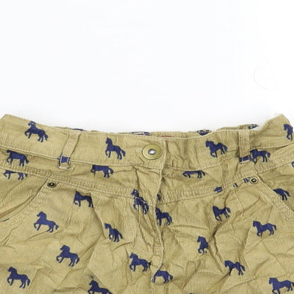 TU Girls Brown   Bermuda Shorts Size 9 Years - Ponies