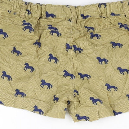TU Girls Brown   Bermuda Shorts Size 9 Years - Ponies
