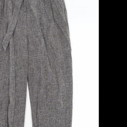 New Loo Womens Grey   Chino Trousers Size 10 L25 in