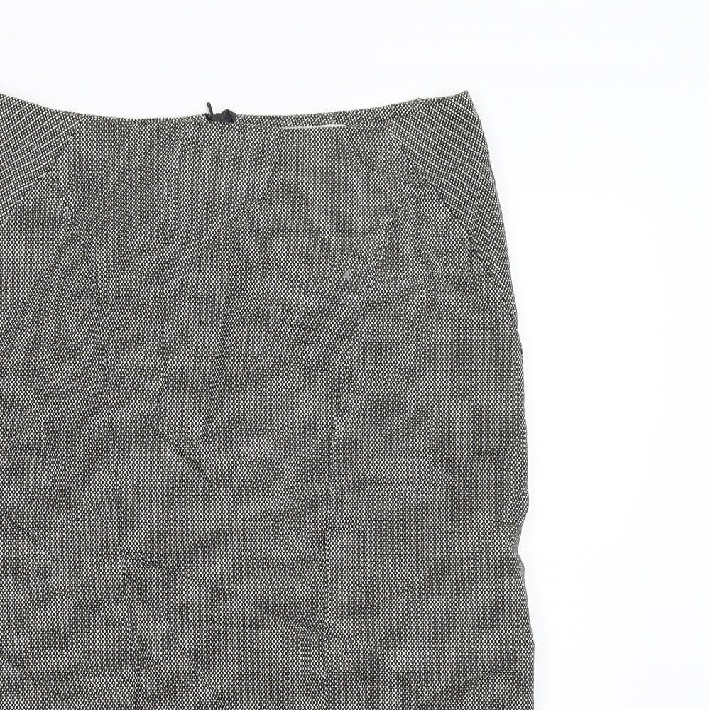 NEXT Womens Black   Straight & Pencil Skirt Size 12  - Lace Hem