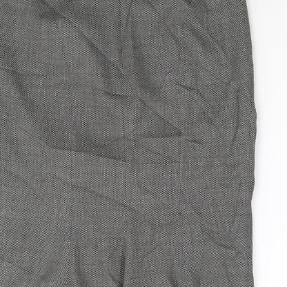 NEXT Womens Black   Straight & Pencil Skirt Size 12  - Lace Hem