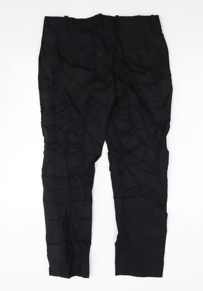 Womens UK Size 10 Gap Regular Fit  Black Trousers
