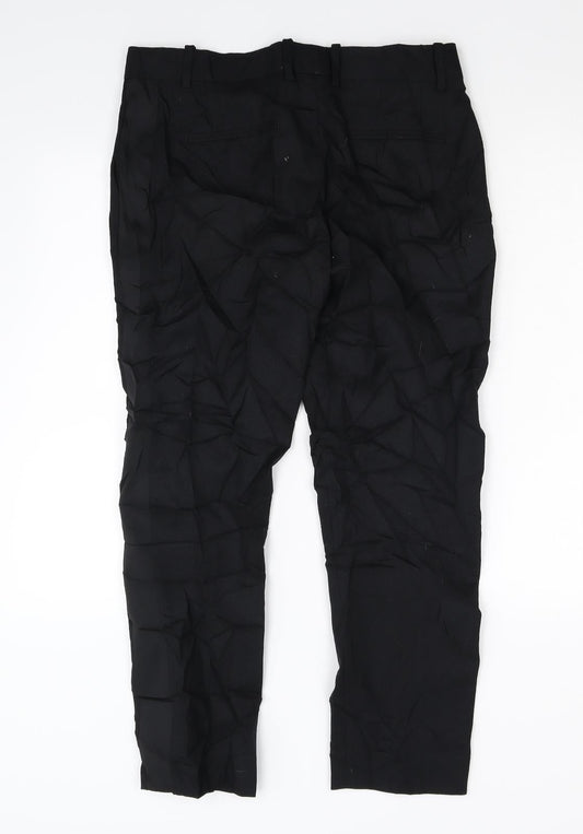 Womens UK Size 10 Gap Regular Fit  Black Trousers