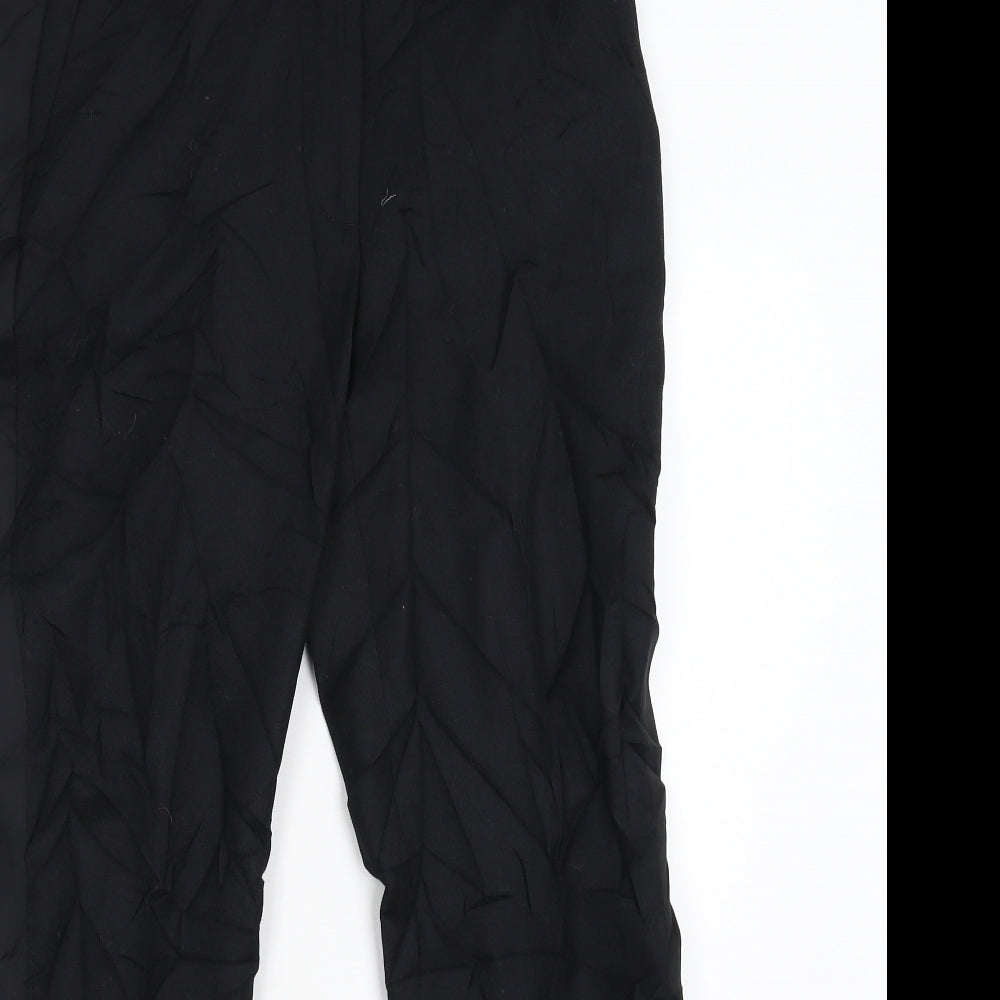 Womens UK Size 10 Gap Regular Fit  Black Trousers