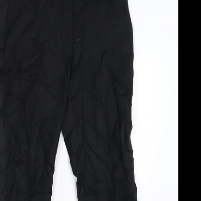 Womens UK Size 10 Gap Regular Fit  Black Trousers