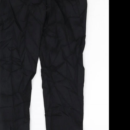Womens UK Size 10 Gap Regular Fit  Black Trousers