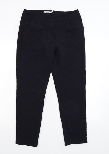 Unique 21 Womens Blue   Trousers  Size 10 L27 in