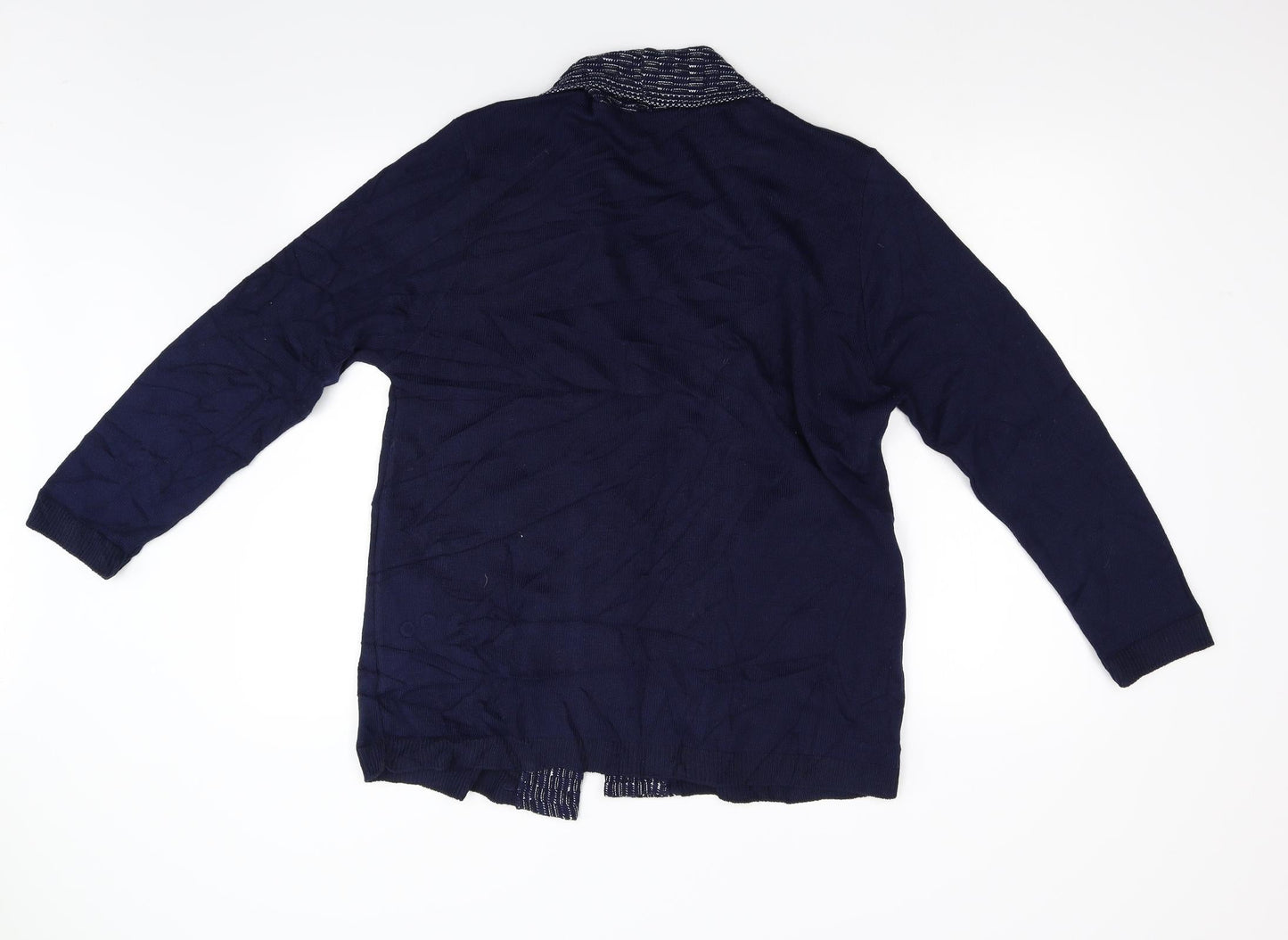 Classic Womens Blue   Cardigan Jumper Size L