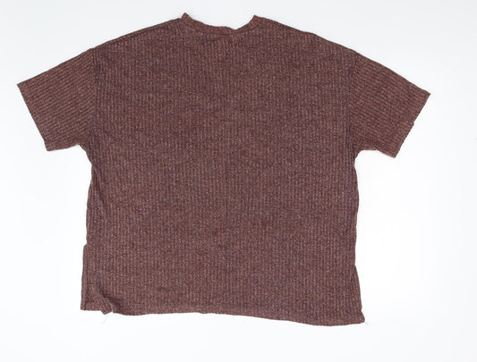 Primark Womens Brown   Pullover Jumper Size M