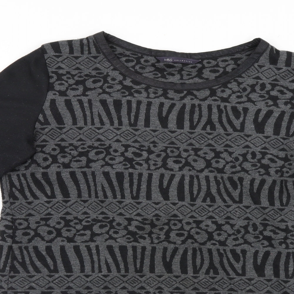 Marks & Spencer Womens Grey   Pullover Jumper Size 12