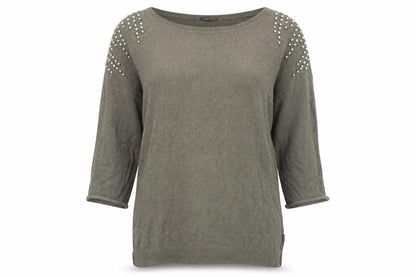 Warehouse Womens Green   Pullover Jumper Size S