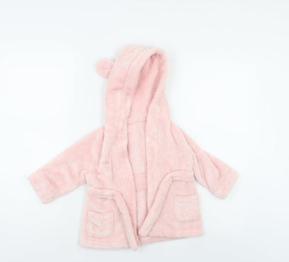 Preworn Girls Pink    Gown Size 6-9 Months