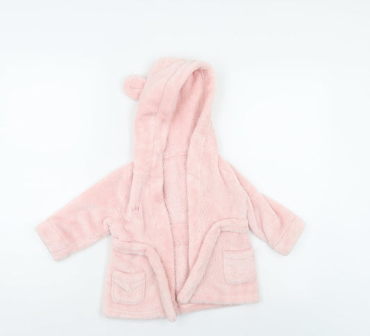 Preworn Girls Pink    Gown Size 6-9 Months