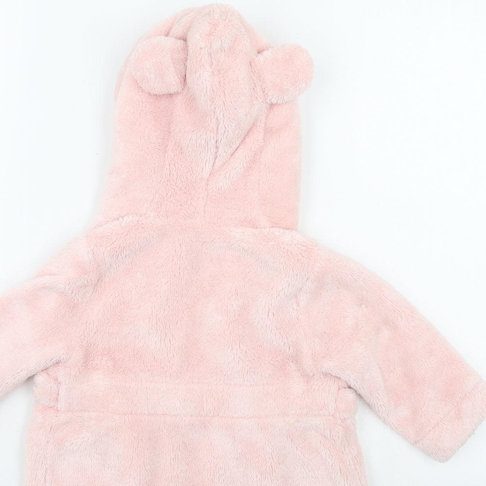Preworn Girls Pink    Gown Size 6-9 Months