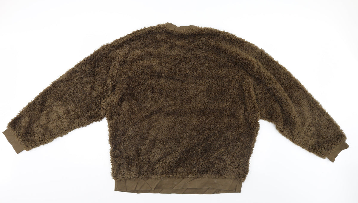 Back view of ASOS women’s brown jumper, size L