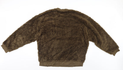 Back view of ASOS women’s brown jumper, size L