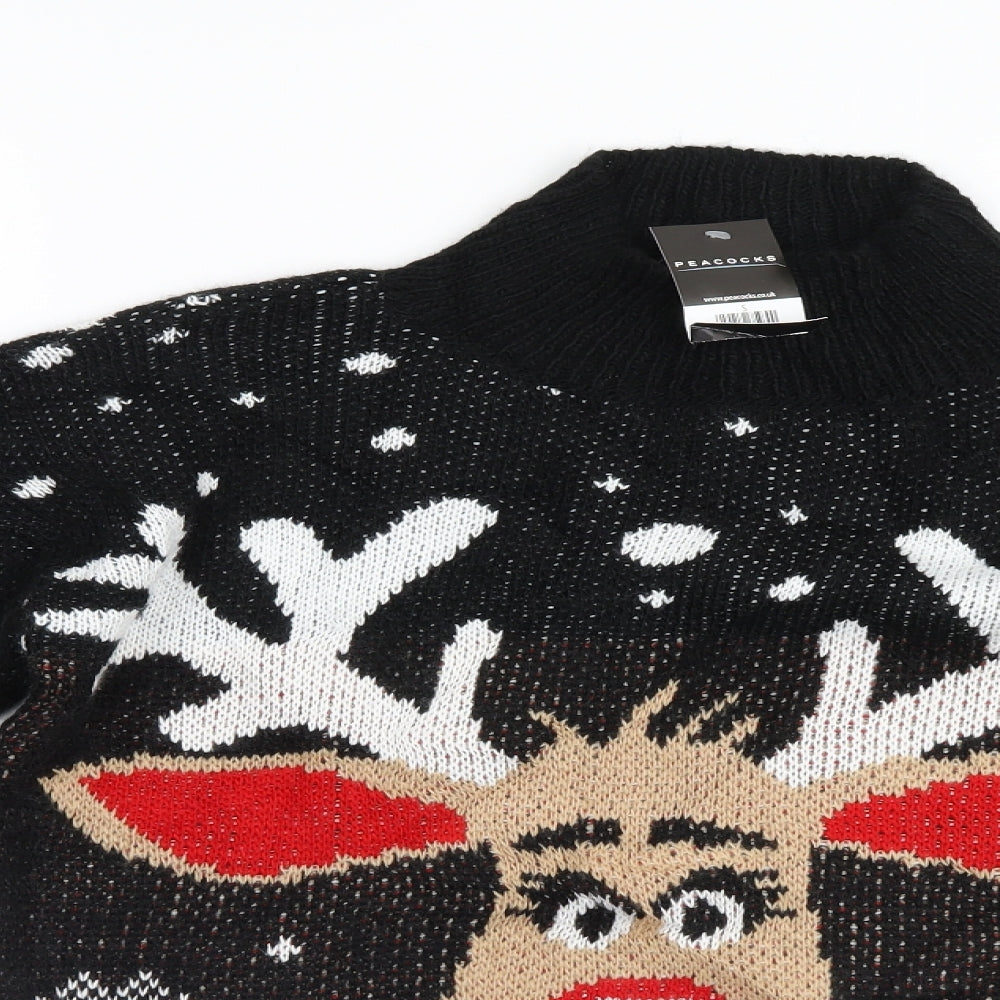 Lulua Womens Beige   Pullover Jumper Size S  - Christmas