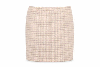 M7Co Womens Pink Check  Straight & Pencil Skirt Size 18
