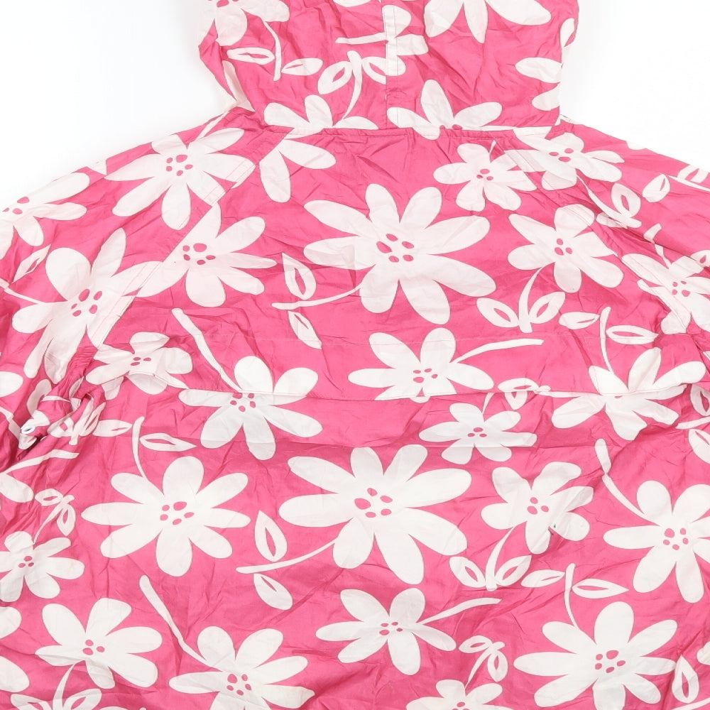Womens UK Size XL Gap Pink Rain Coat