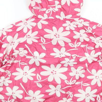 Womens UK Size XL Gap Pink Rain Coat