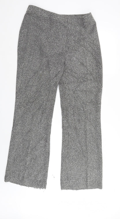 AMARANTO Womens Grey   Trousers  Size 12 L31 in