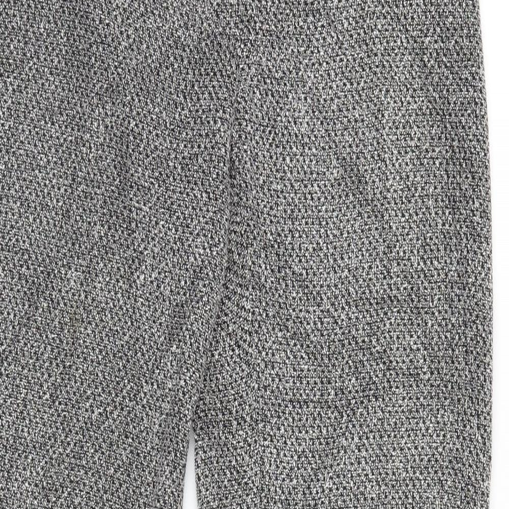 AMARANTO Womens Grey   Trousers  Size 12 L31 in