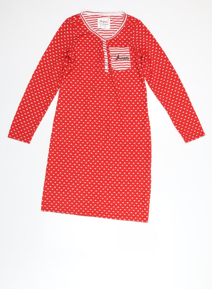Perfect DreamRED Womens Red Polka Dot   Dress Size 6
