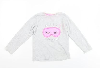 Primark Girls Grey    Pyjama Top Size 9-10 Years