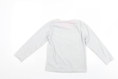 Primark Girls Grey    Pyjama Top Size 9-10 Years
