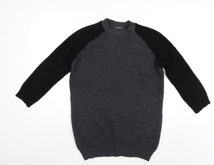 Be Jelous Womens Grey   Pullover Jumper Size L