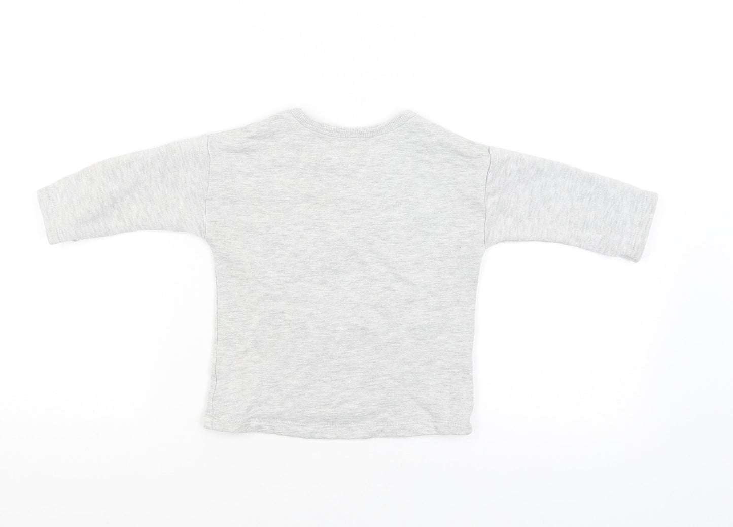 NEXT Girls Grey   Pullover Jumper Size 9-12 Months