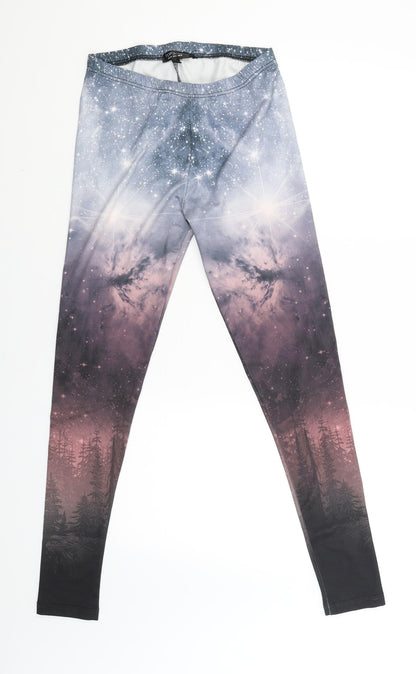 Womens UK Size 10 Topshop Regular Fit Sweatpants Multicoloured Trousers