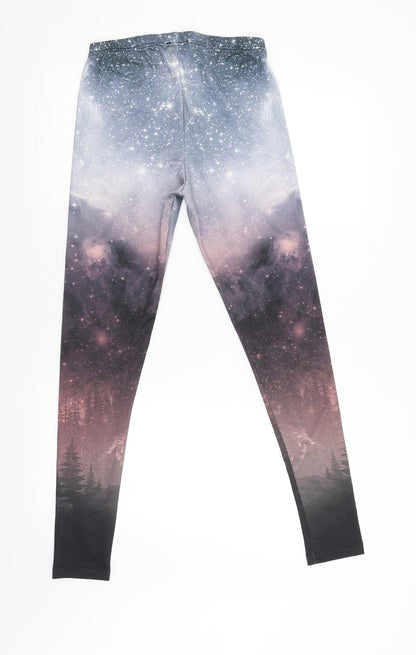 Womens UK Size 10 Topshop Regular Fit Sweatpants Multicoloured Trousers