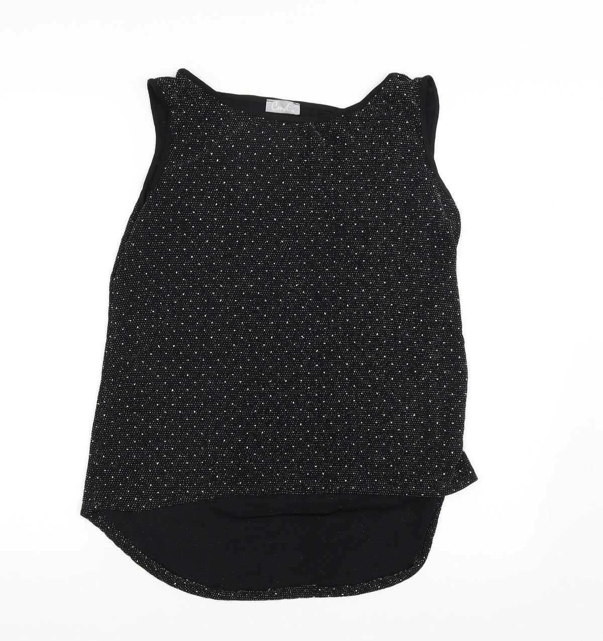 candi Womens Black   Basic Blouse Size 14