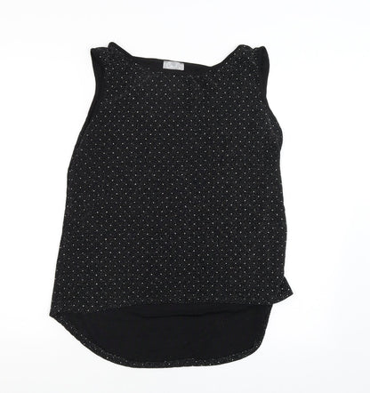 candi Womens Black   Basic Blouse Size 14