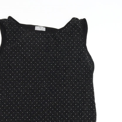 candi Womens Black   Basic Blouse Size 14