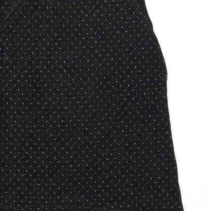 candi Womens Black   Basic Blouse Size 14